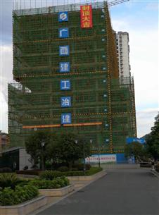 柳州市城中区为民服务中心项目主体结构顺遂封顶