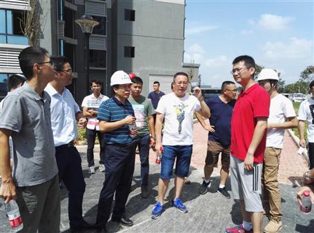 东城集团向导肯定我司项目建设能力