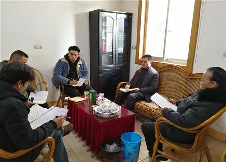 周善学加入指导三公司向导班子民主生涯会