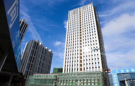专家公寓工程迎来中色建协部级清静文明标准化树模工地复检