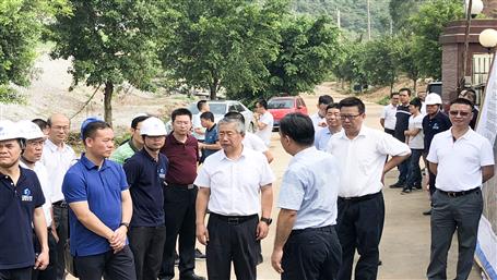 刘可一行到静脉工业园项目举行视察