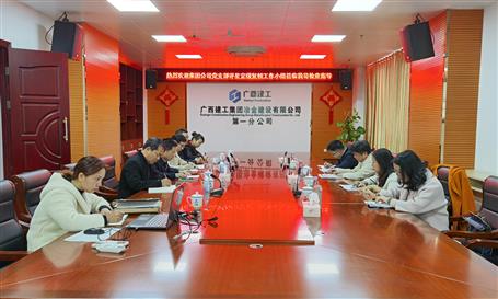 集团公司党支部评星定级复核组到公司举行复核检查