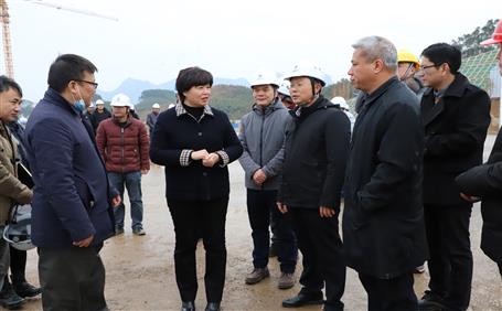 黄丽娟到静脉工业园调研指导