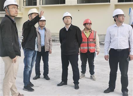 赖海标到桂南分公司承建项目调研指导事情