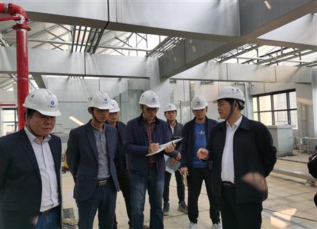 蒙胜益一行到桂海分公司项目检查指导创优事情