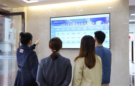 冶建公司建成新一代网络数字多媒体信息宣布系统——23台高清显示屏传导压力引发动力