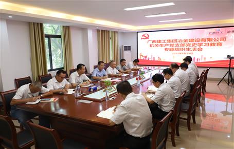 【学党史·守初心】机关生产党支部召开党史学习教育专题组织生涯会
