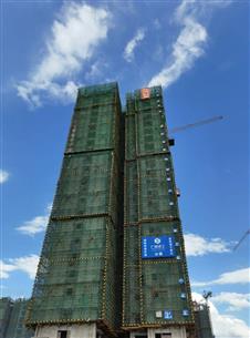 基础分公司承建项目顺遂封顶