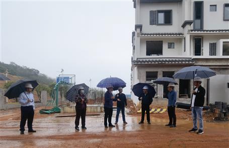 区住建厅到冶建装备装置分公司项目调研