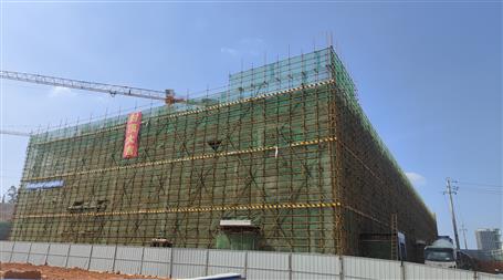 【奋战四序度·决胜整年稳】冶建桂南分公司承建的智能机械人1#厂房提前封顶