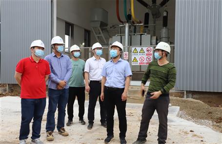 廖立波到生涯垃圾焚烧处理项目调研指导事情