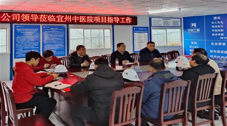 廖立波到宜州中医医院项目调研指导事情