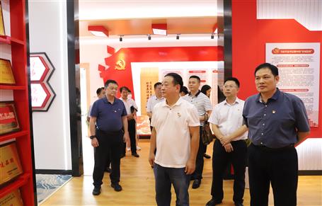 广西企业文化建设协会专家到冶建公司对党忠诚教育基地指导事情