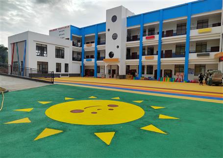 【“两个年”双提升】桂海分公司承建的百林乡中心幼儿园顺遂开园！