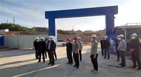 汕尾市陆河县副县长到冶建广东公司项目检查指导事情