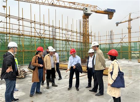 柳州市修建工程质量清静层级监视检查组到冶建第四分公司项目开展检查事情