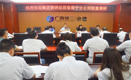 黄鸣到冶建公司举行结算运营检查调研