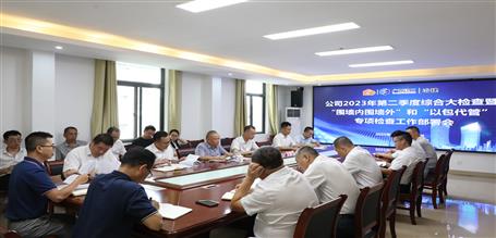 冶建公司召开2023年第二季度综合大检查暨专项检查事情安排会