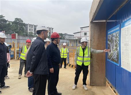 黄中到冶建第十二分公司项目开展“五一”节前清静生产检查