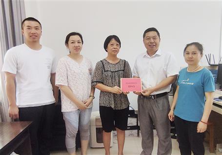 桂金分公司党支部慰问难题党员