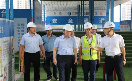 余仲远到冶建公司项目开展集团公司2023年上半年质量清静综合大检查