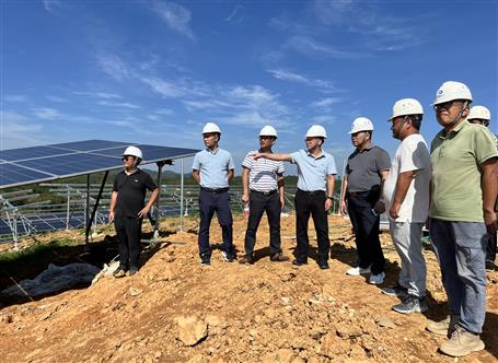 陶礼智到基础分公司项目调研指导事情