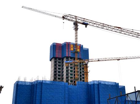 【锚定目的 奋力冲刺】冶建基础分公司崇文佳苑项目1#楼主体结构顺遂封顶