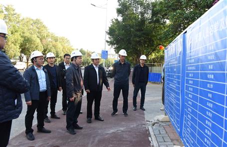 陈礼松到冶建公司督导老旧市政燃气管道更新刷新项目