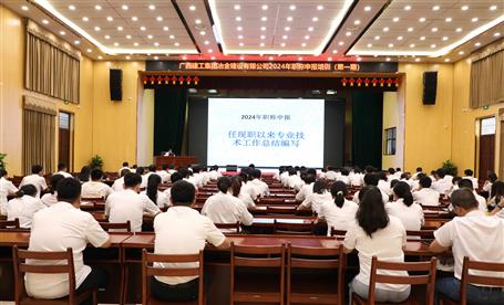 冶建公司举行2024年职称申报培训