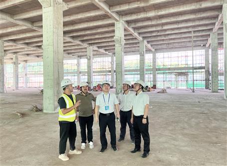陈礼松到冶建公司广安项目开展第三季度质量清静大检查