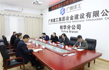 覃振华到桂华分公司调研指导事情