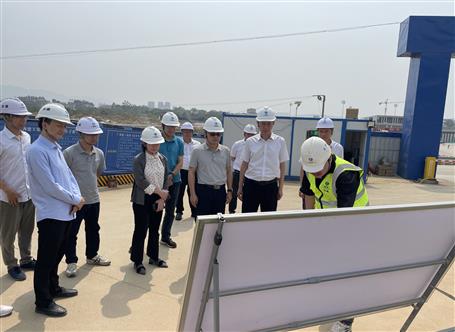 集团公司考评组到冶建公司项目开展劳动竞赛评选检查