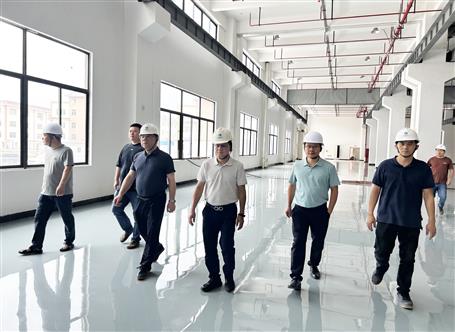 陶礼智到第十分公司承建项目调研指导事情